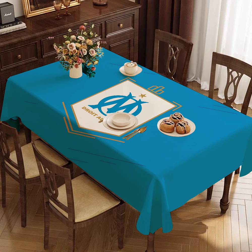 Home Textiles Today Logo - O-Olympiques D-DeS LOGO M-MarseilleS Rechthoekig Tafelkleed