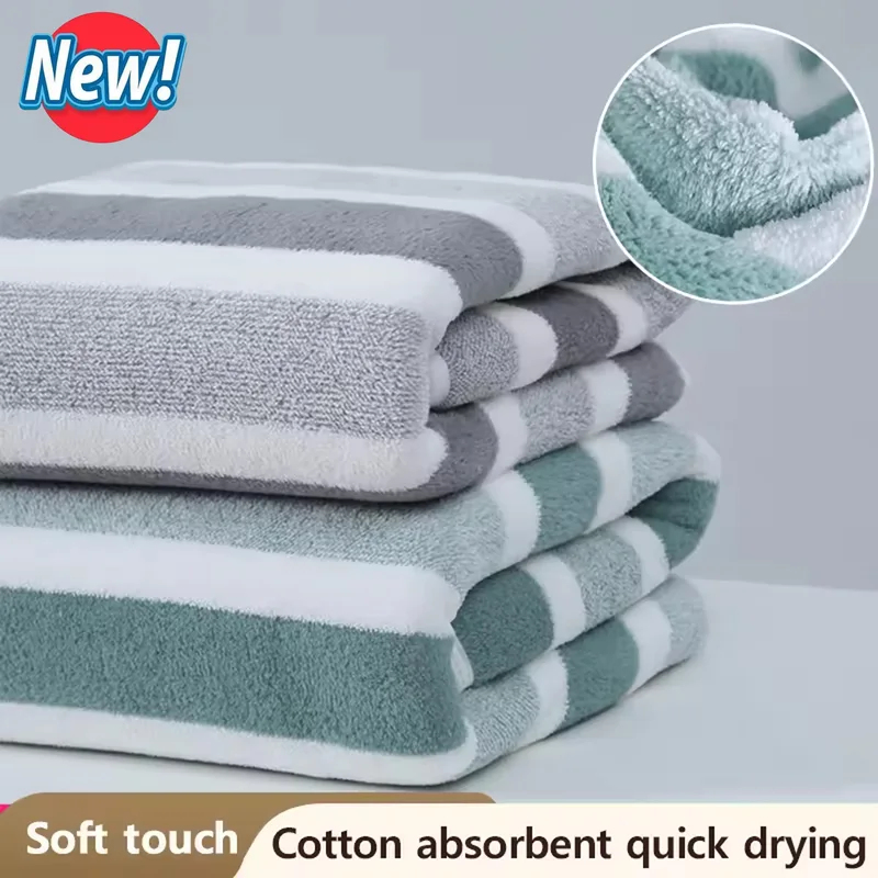 Home Textiles Face Towel - 2026 Nieuwe 1 Stuks Gestreepte Washand