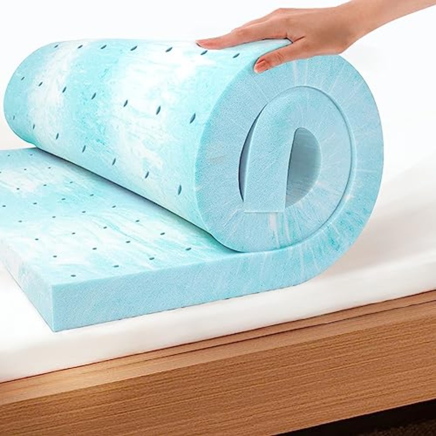 Memory Foam Topper - Matras topper voor drukverlichting, traagschuim met