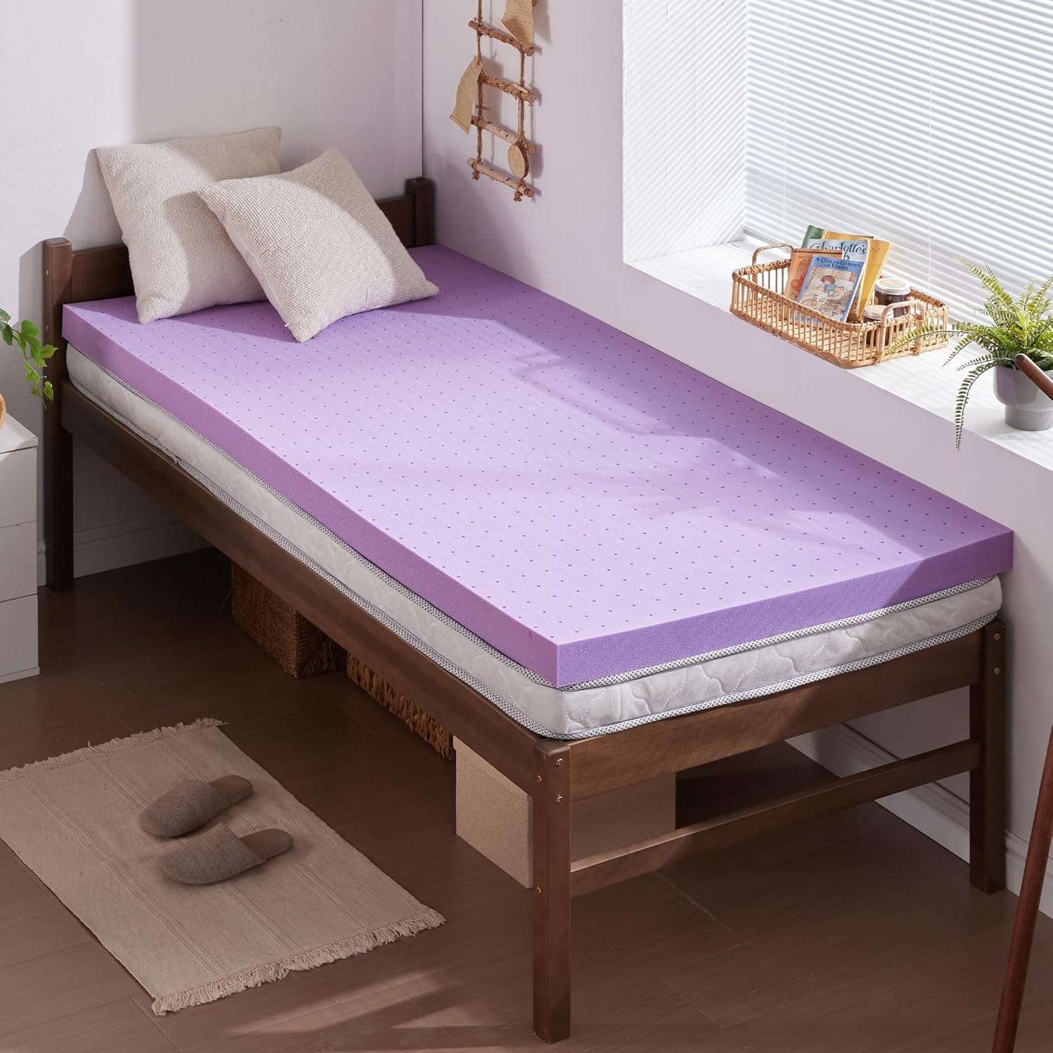 Memory Foam Topper - Gel Memory Foam Matras Topper, 2