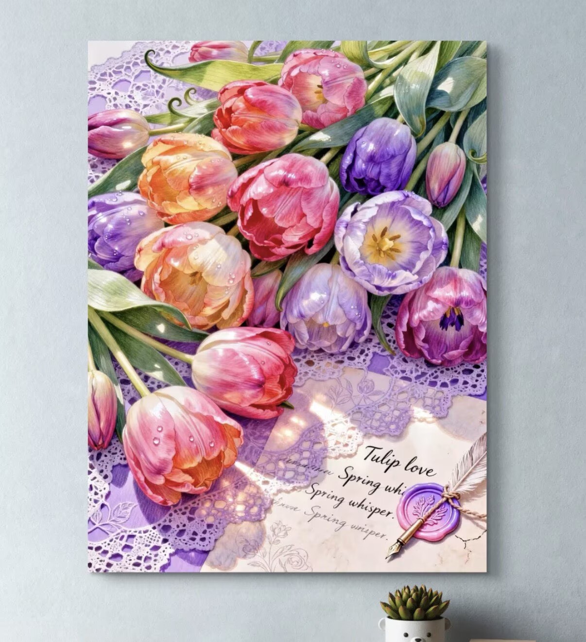 Home Textiles Discount - 9CT 14ct tulp briefpapier Gedrukt Kit