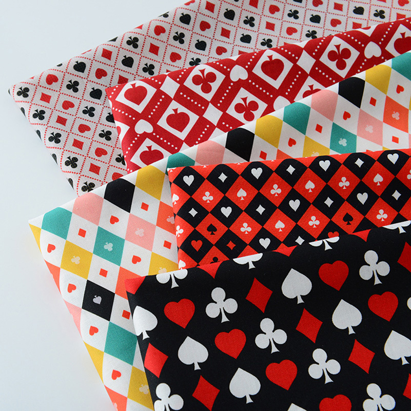 Home Textiles Discount - Ins Poker Element Katoen Digitaal Afdrukken