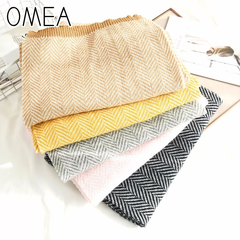 Wool Blanket Herringbone - Omea 2019 Kasjmier Sjaal Winter Accessoires