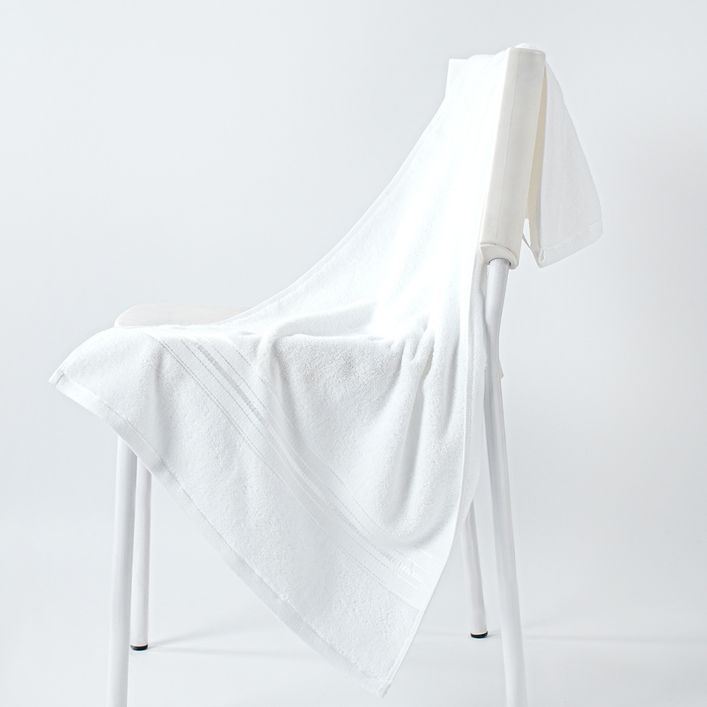 Home Textiles Face Towel - 1PC Ultra Zachte, Zeer Absorberende Witte