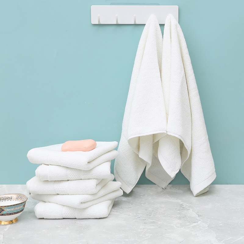 Home Textiles Face Towel - 2/4/6Pcs Katoen Wit Gezicht Handdoeken Set
