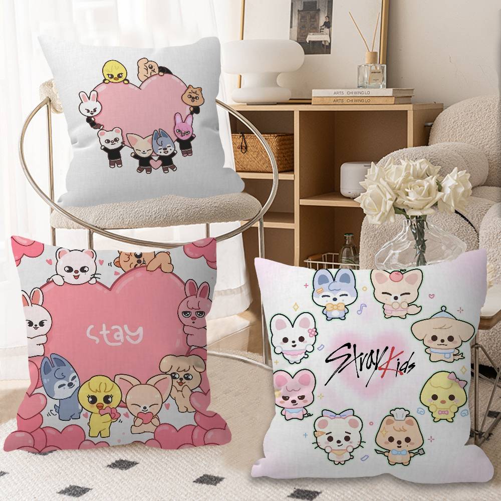 Home Textiles Group - Kpop Groep S-Stray K-Kids Kantoor Kussen