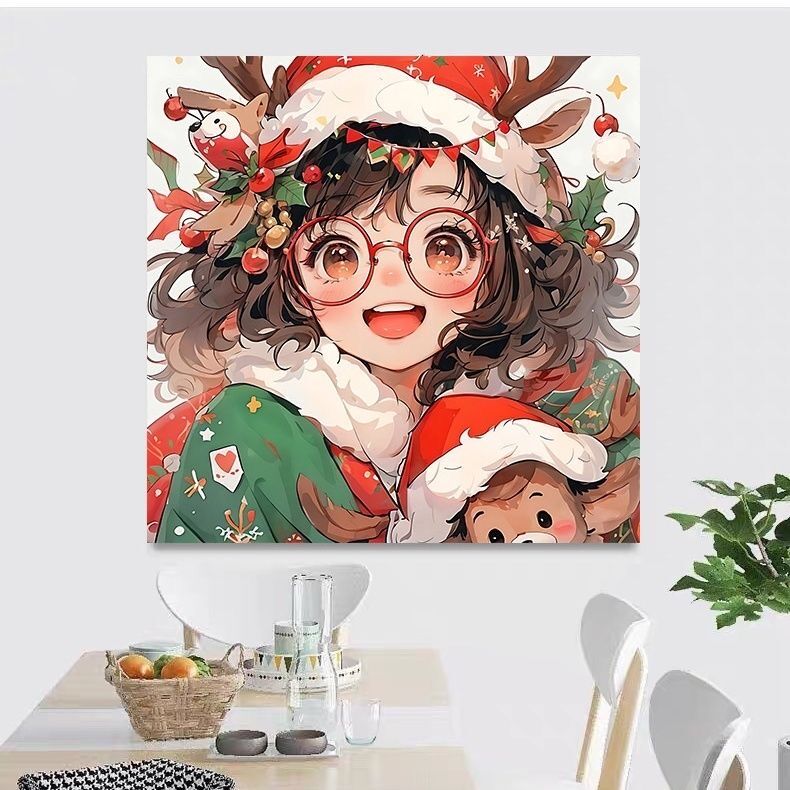 9ct 60X60Cm Kerst Meisje Bordu - Home Textiles Discount recensie en prijs