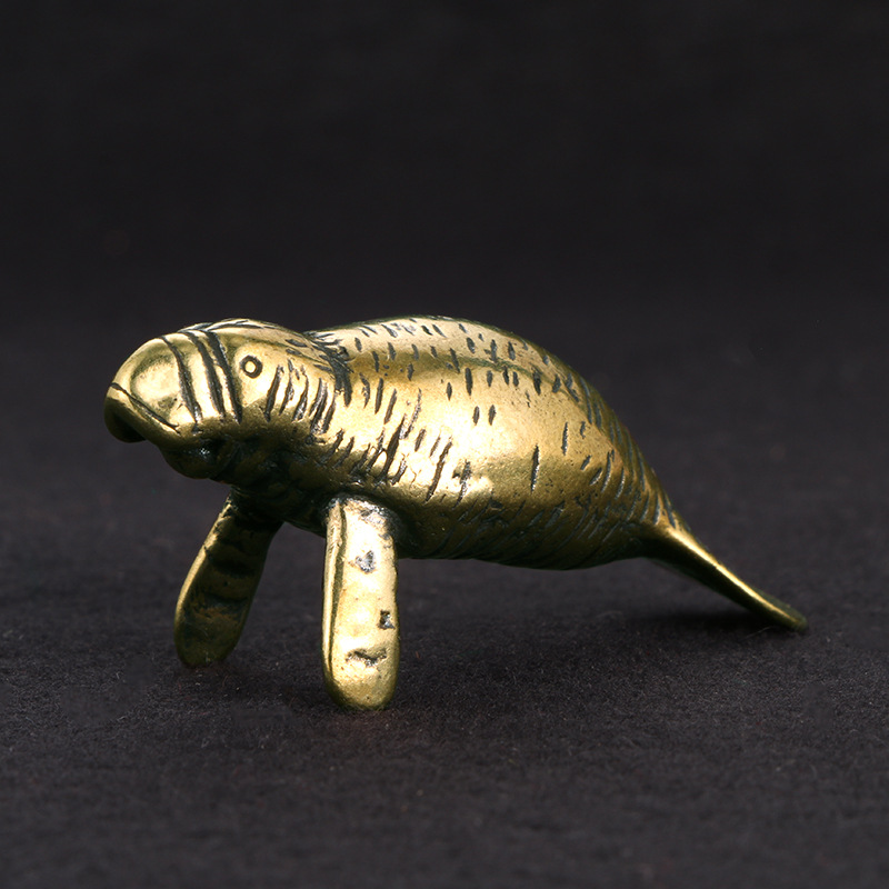 Messing Florida Manatee decora - Vintage Home Textiles recensie en prijs