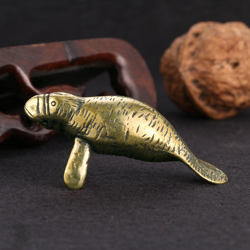 Messing Florida Manatee decora - Vintage Home Textiles recensie en prijs