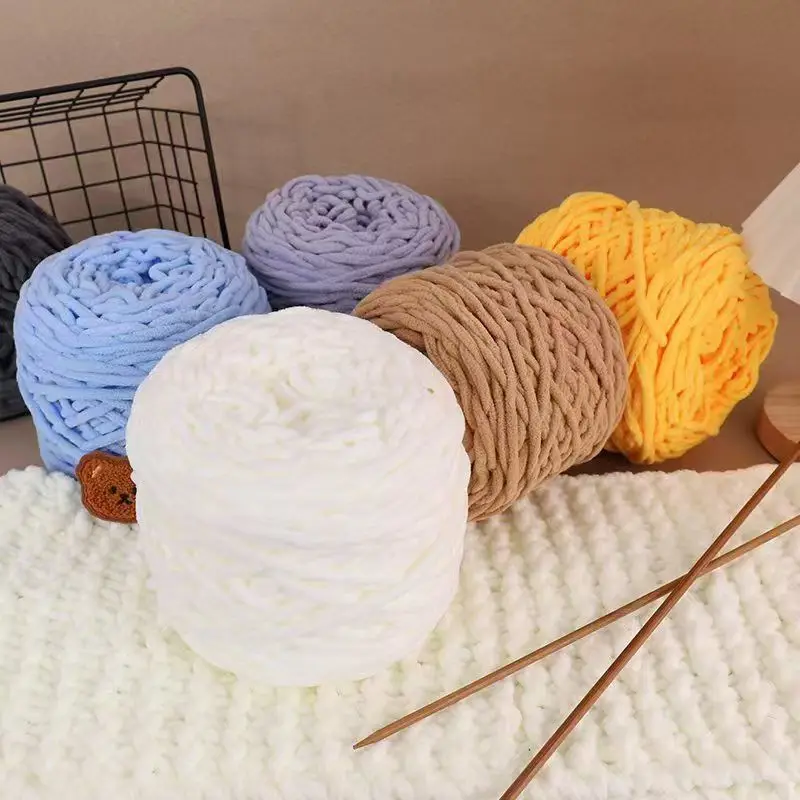 3 STKS 300g Chenille Breigaren - Wool Blanket Herringbone recensie en prijs