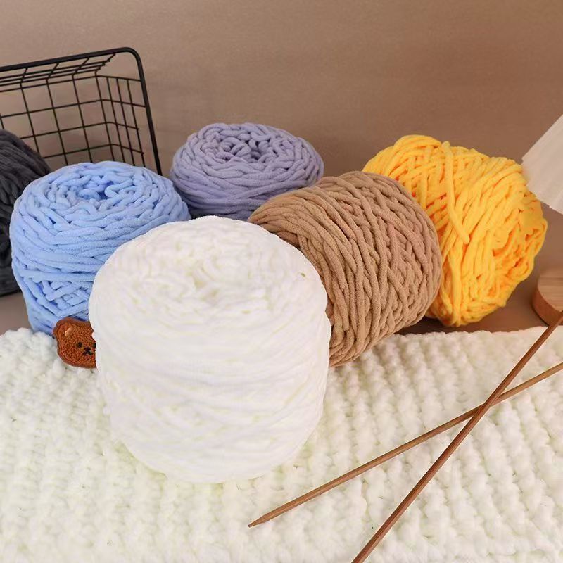 3 STKS 300g Chenille Breigaren - Wool Blanket Herringbone recensie en prijs