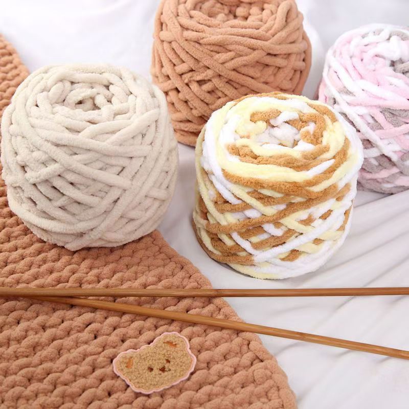 3 STKS 300g Chenille Breigaren - Wool Blanket Herringbone recensie en prijs