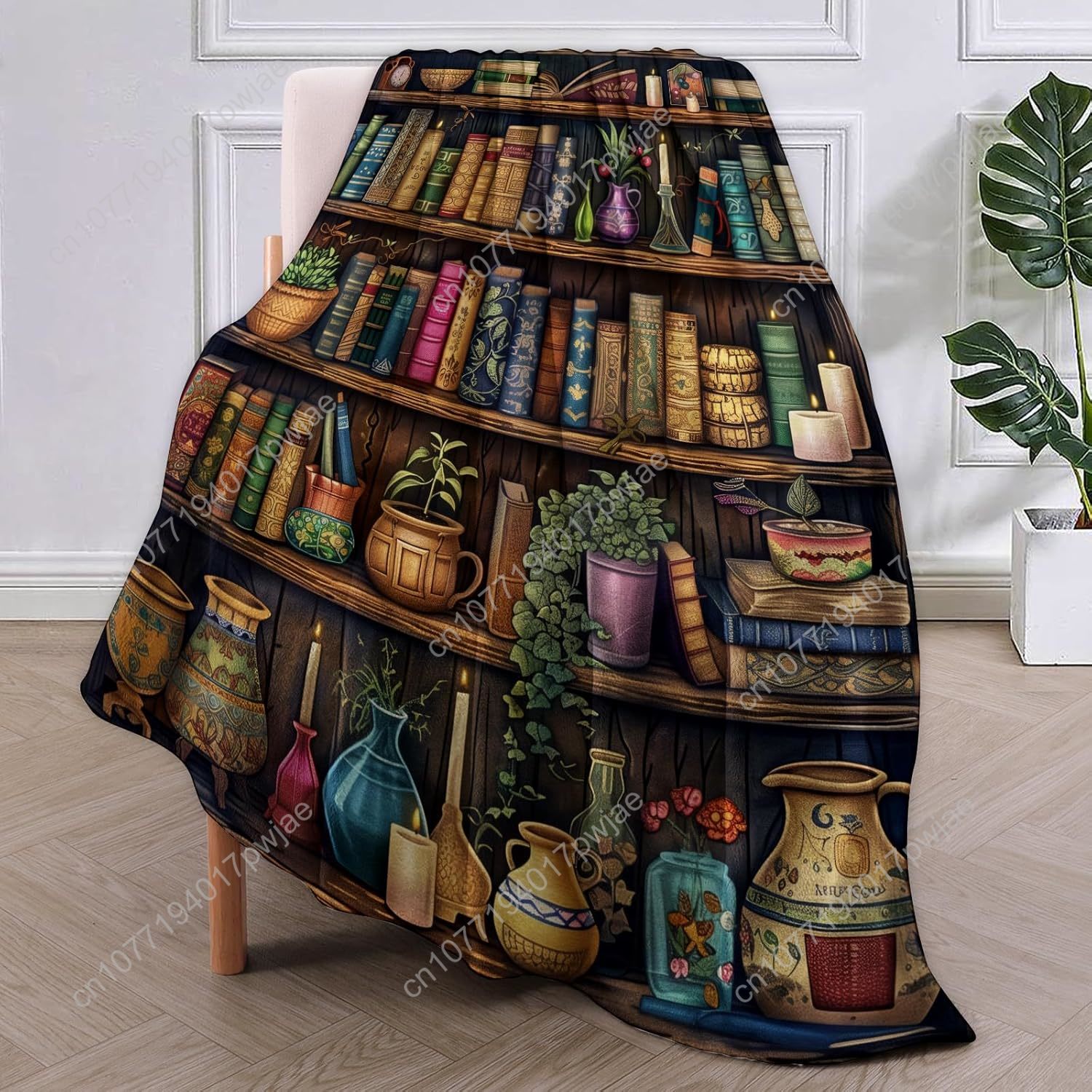 Vintage boekenplankdeken Lezen - Vintage Home Textiles recensie en prijs
