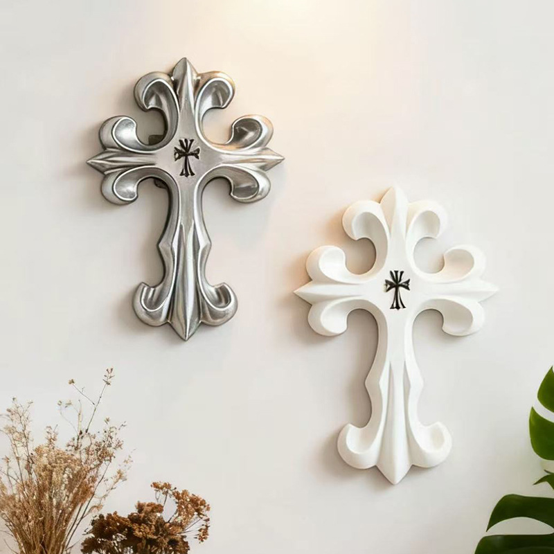 Retro kruis wanddecoratie goti - Vintage Home Textiles recensie en prijs
