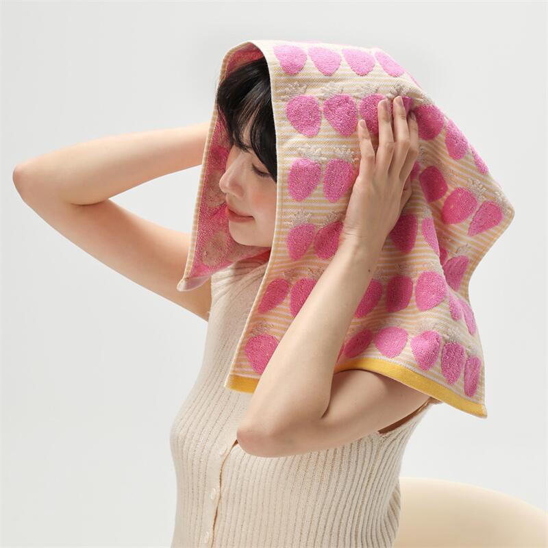 Strawberry Series Katoenen zac - Home Textiles Face Towel recensie en prijs