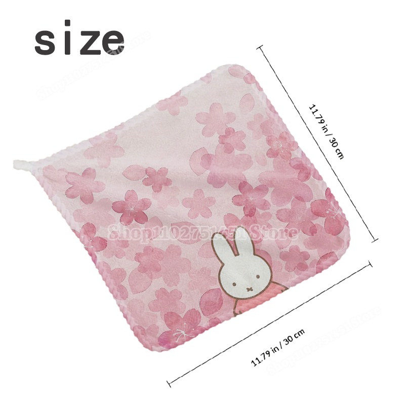 Schattig Miffys bedrukt vierka - Home Textiles Face Towel recensie en prijs