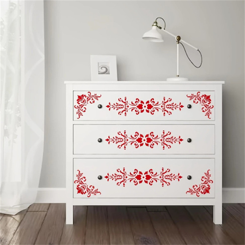 6 stuks bloemen hoekstencils v - Vintage Home Textiles recensie en prijs