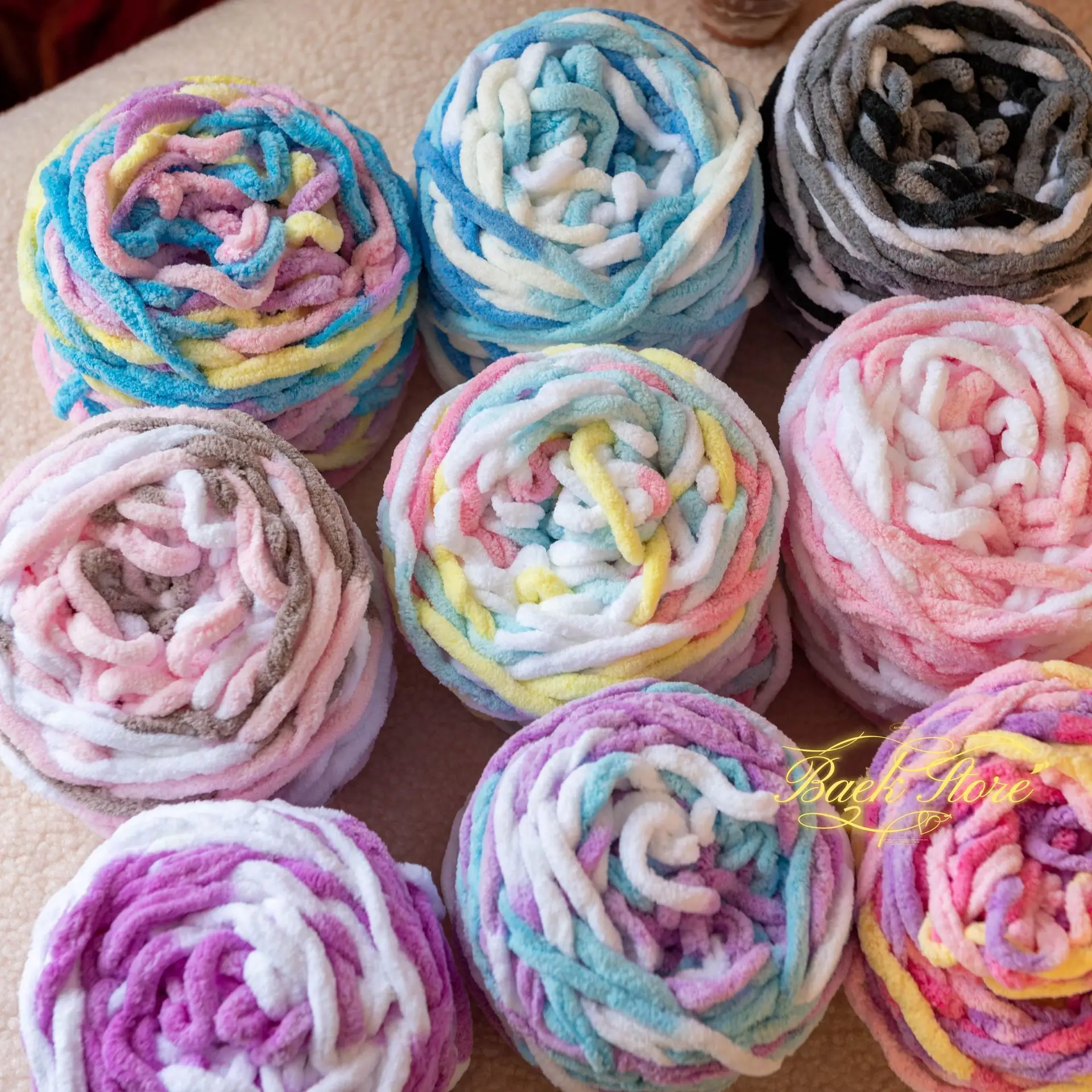 100g/Bal Gemengd Kleurrijke Dy - Wool Blanket Herringbone recensie en prijs