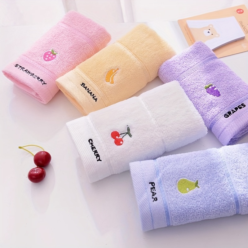 3 handdoeken met fruitpatroon  - Home Textiles Face Towel recensie en prijs