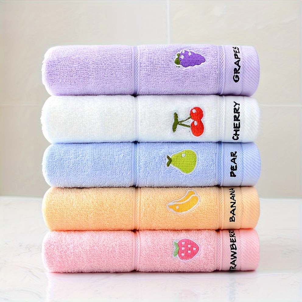 3 handdoeken met fruitpatroon  - Home Textiles Face Towel recensie en prijs