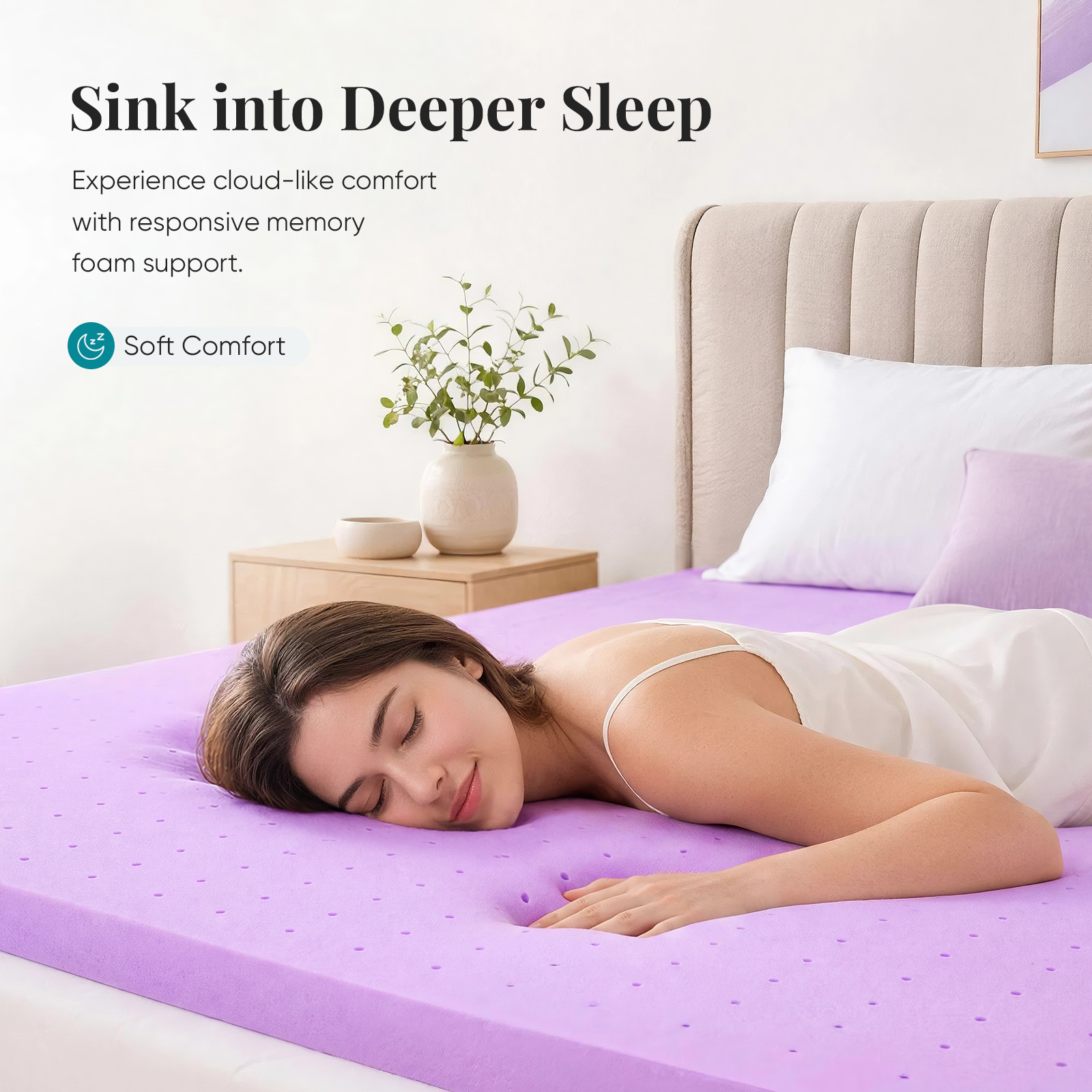 JHK 1,5 inch koelend traagschu - Memory Foam Topper recensie en prijs