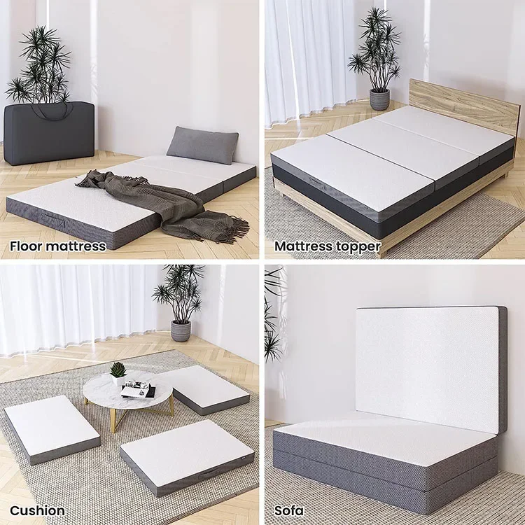 Draagbare opvouwbare matras to - Memory Foam Topper recensie en prijs
