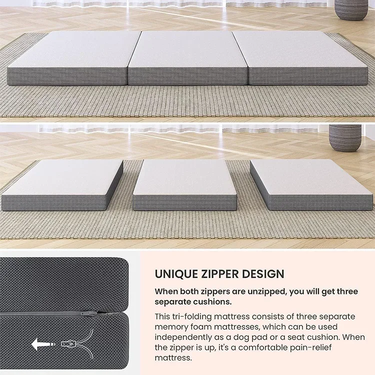 Draagbare opvouwbare matras to - Memory Foam Topper recensie en prijs